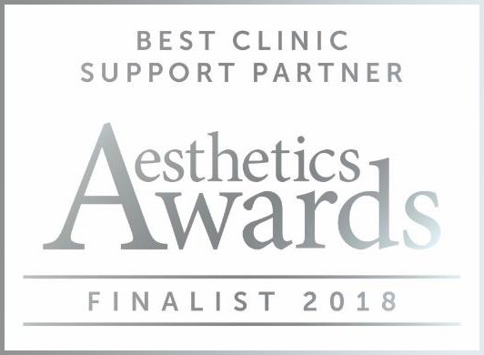 Aesthetic Awards Finalist 2018 - Best Clinic Support Partner